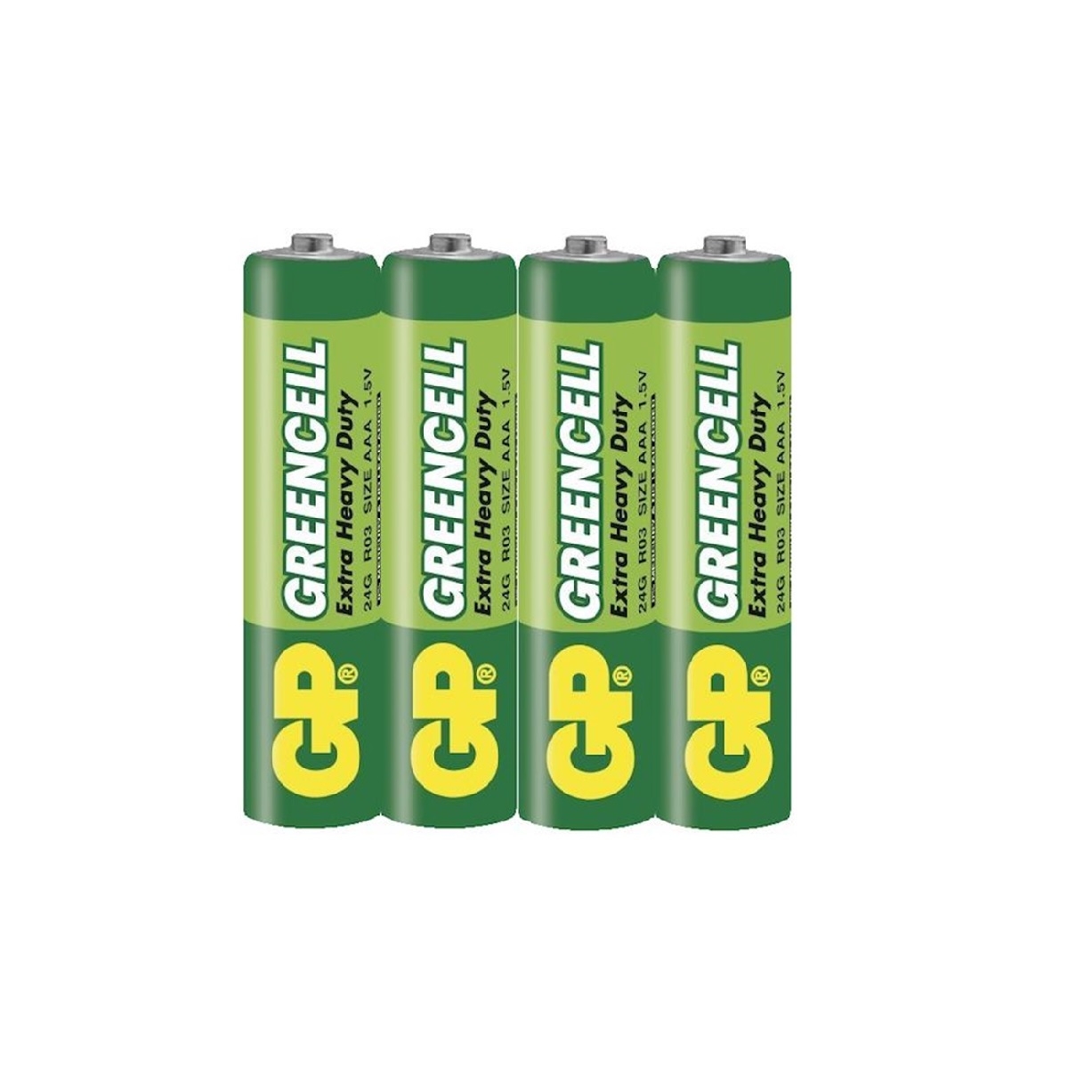 GP Greencell Heavy Duty Battery AAA 4 Pcs