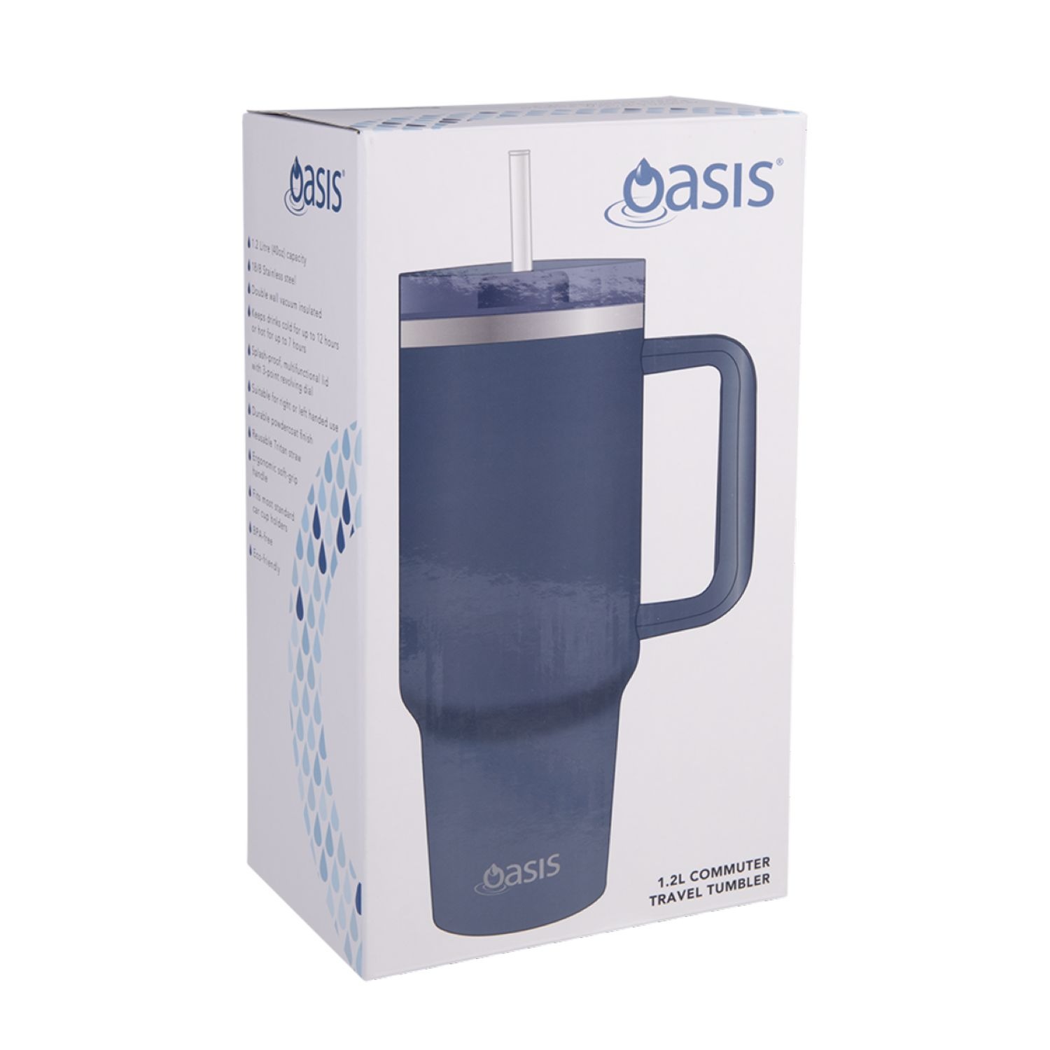 Oasis Stainless Steel Insulated Commuter Travel Tumbler 1.2L | Pacific ...